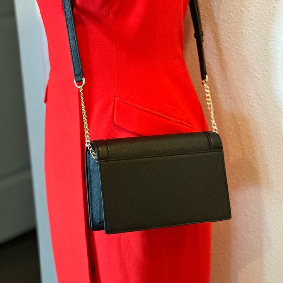 Classy NEW Michael Kors Jet Set Large Black Crossbody Bag  🌺Offers welcome! - Picture 4 of 8